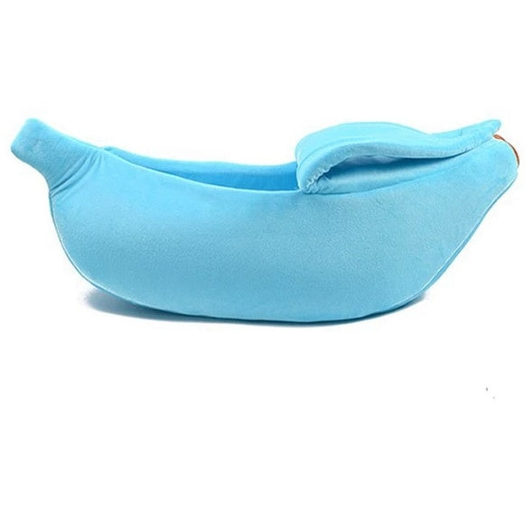 Pet House Dog Bed Banana Shape Dog House Cute Pet Kennel Nest Warm Dog Sofas Sleeping Bed