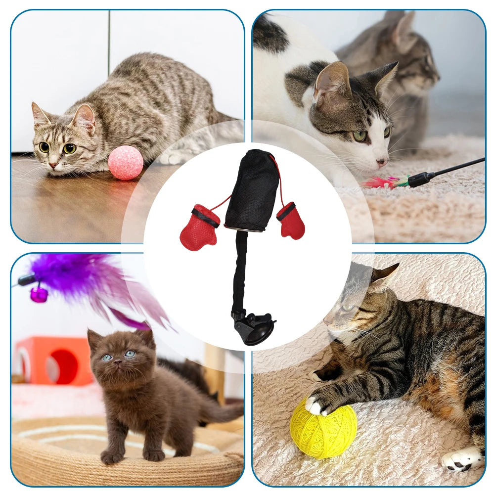 Innovative Cat Toys With Boxing Gloves Interactive Kittens Toys