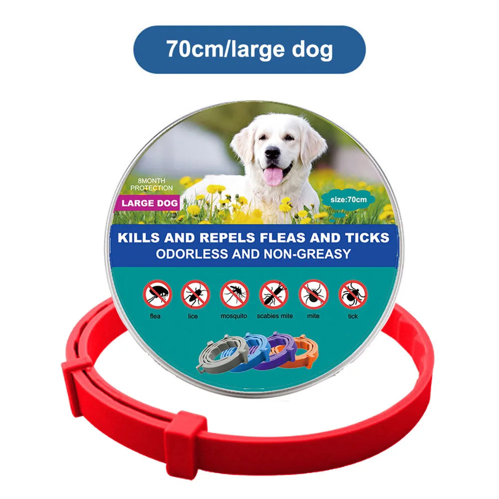 Veterinary Anti Flea and Tick Collar for Cats Dogs Anti-parasitic