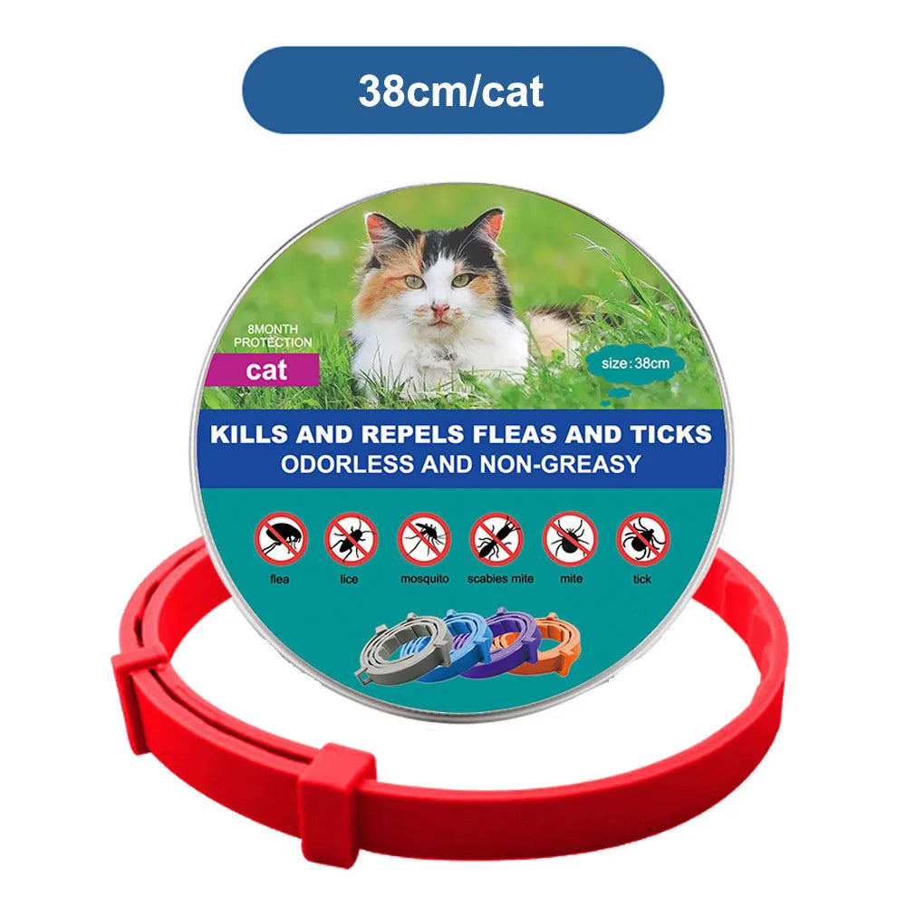 Veterinary Anti Flea and Tick Collar for Cats Dogs Anti-parasitic