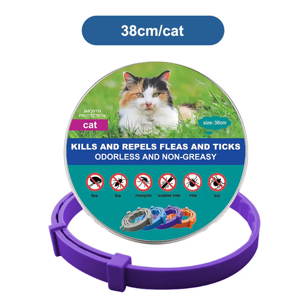 Veterinary Anti Flea and Tick Collar for Cats Dogs Anti-parasitic