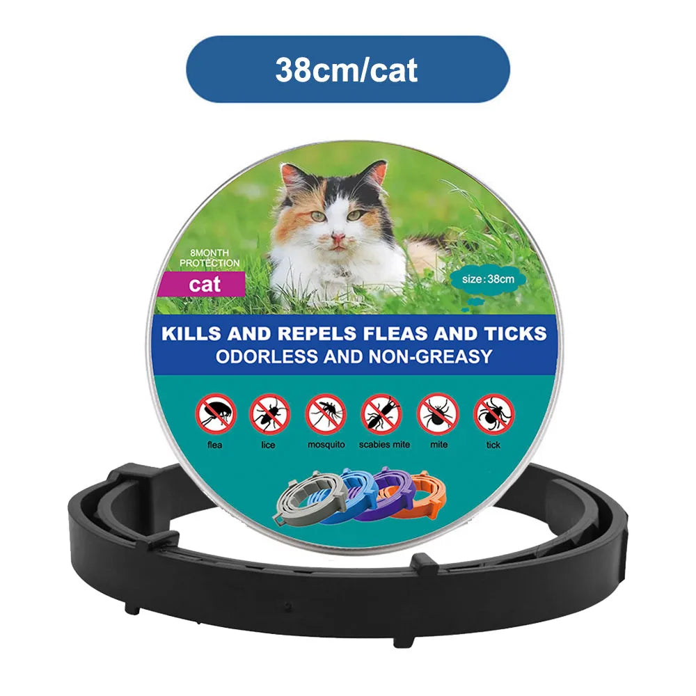 Veterinary Anti Flea and Tick Collar for Cats Dogs Anti-parasitic