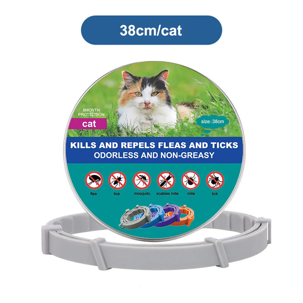 Veterinary Anti Flea and Tick Collar for Cats Dogs Anti-parasitic