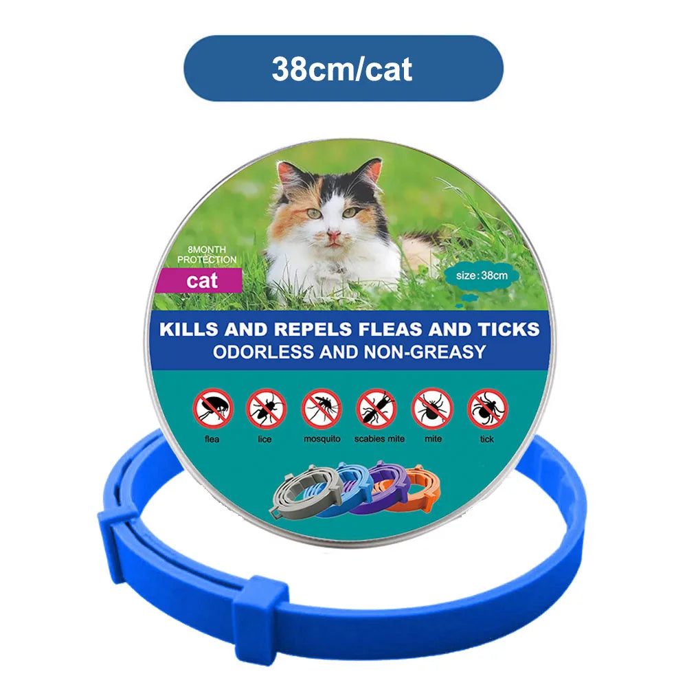 Veterinary Anti Flea and Tick Collar for Cats Dogs Anti-parasitic