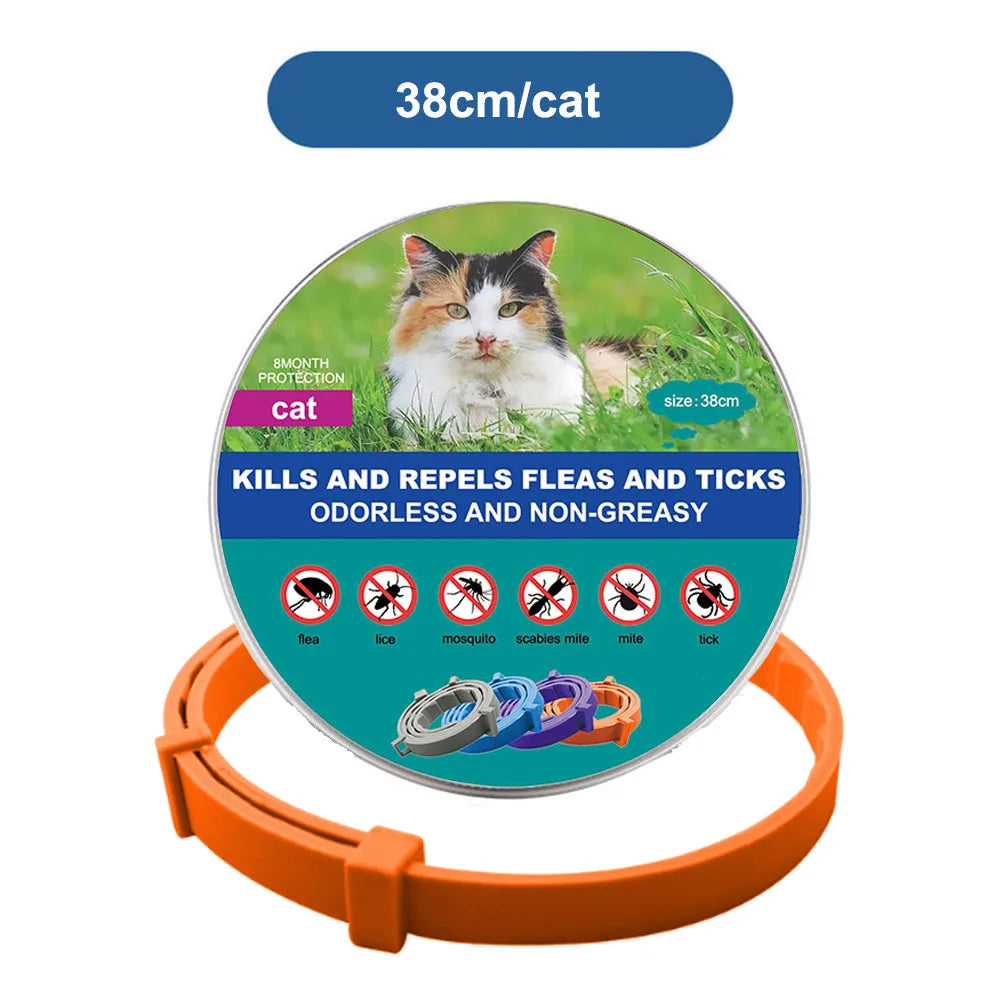 Veterinary Anti Flea and Tick Collar for Cats Dogs Anti-parasitic