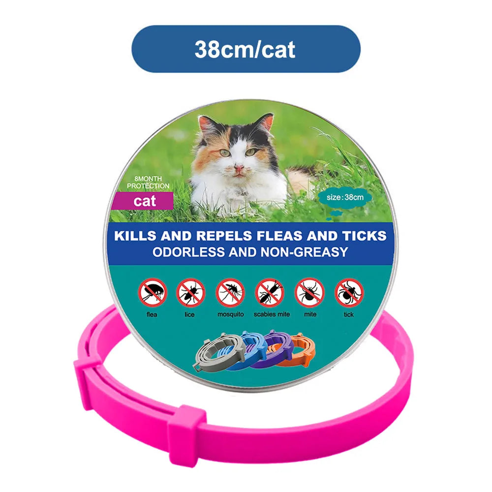 Veterinary Anti Flea and Tick Collar for Cats Dogs Anti-parasitic