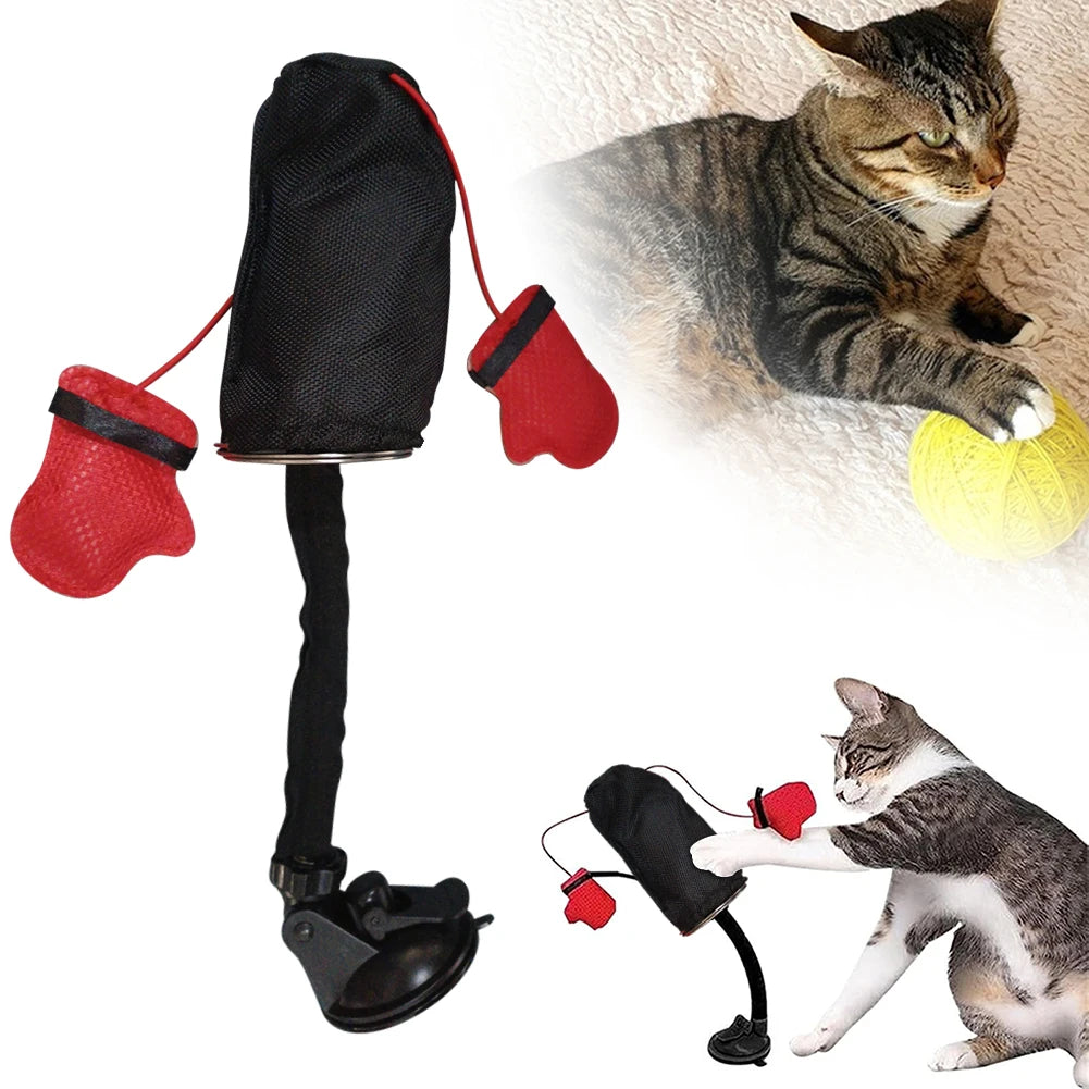 Innovative Cat Toys With Boxing Gloves Interactive Kittens Toys