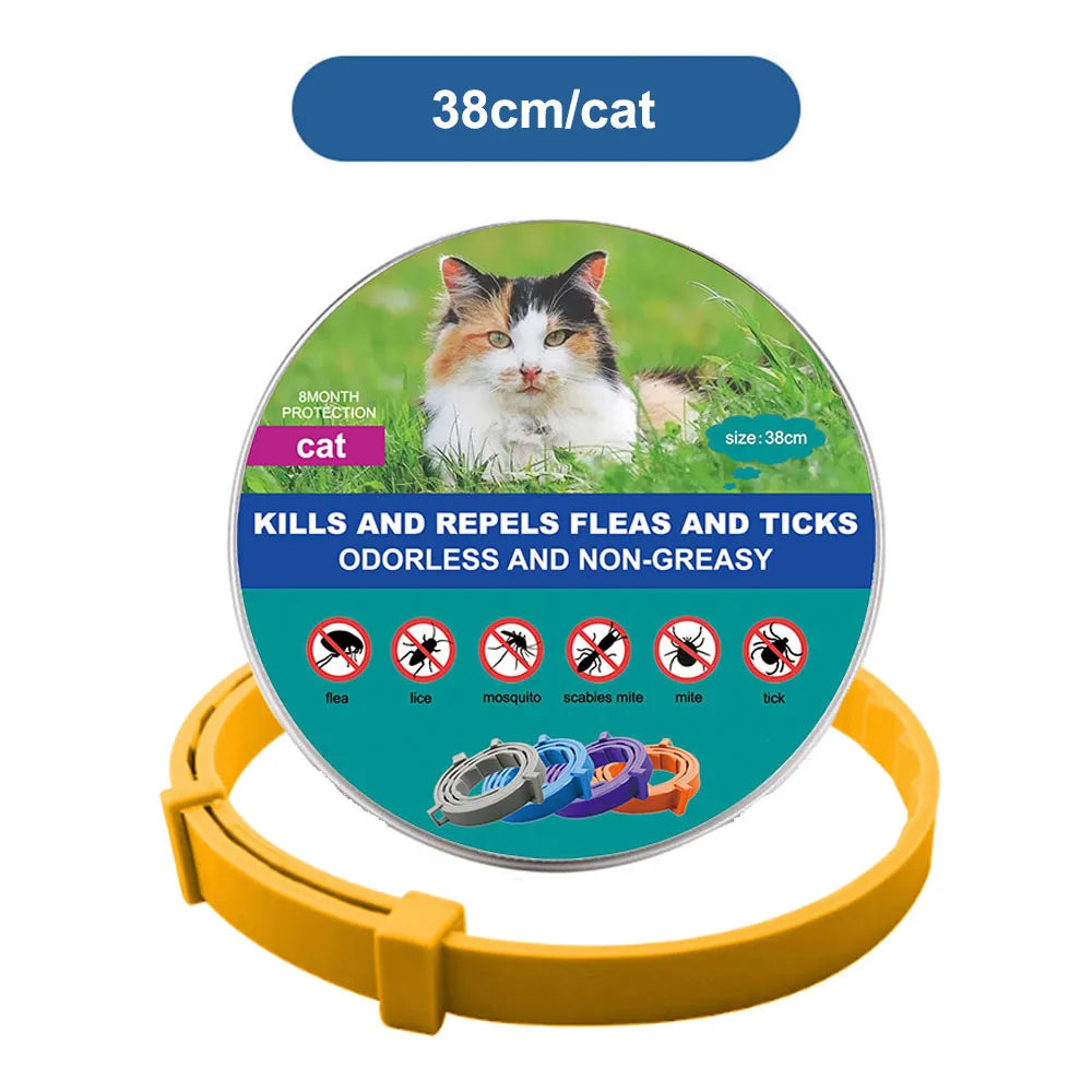 Veterinary Anti Flea and Tick Collar for Cats Dogs Anti-parasitic